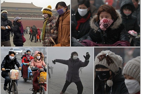 중국사람들도 경악하는 북경의 미세먼지