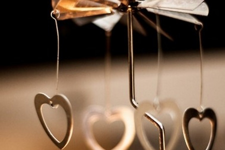 양초 하트 촛불 빛 로맨스 분위기 조명 불꽃 촛대 장식 테이블 샹들리에 밤 라이트 사랑 - 무료이미지