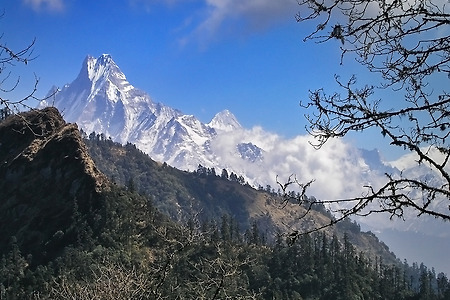 [네팔 히말라야 안나푸르나 트레킹] 신성시되는 산, 마차푸차레