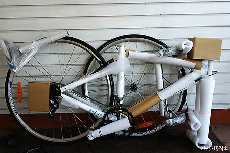 박스 배송된 새 자전거(로드바이크) 조립법