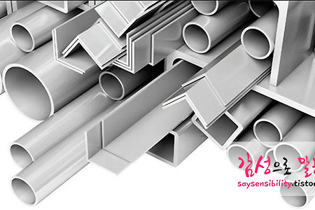 알루미늄의 기계적 성질과 비중, 용도 (알루미늄 사각파이프, 원파이프)