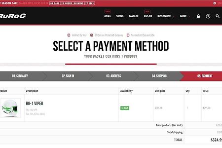 루룩헬멧 RuRoc RG-1 Viper 팜니다.