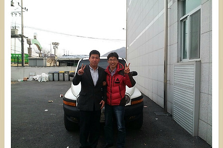 [대전 산내에서 방문해 주신 고객님-코란도밴차량을 판매하며, 대전 경찰청에서 방문해 주신 고객님,