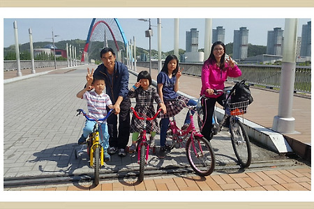대전수목원,가족나들이,자전거여행,