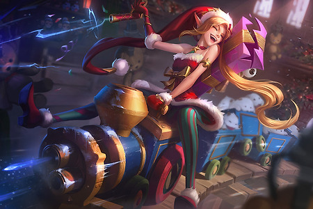 LOL:: 당돌한 엘프 징크스 스킨! (Ambitious Elf Jinx/1350RP)
