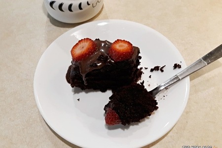 스트로베리 초콜릿 케이크 - 셋째의 베이킹