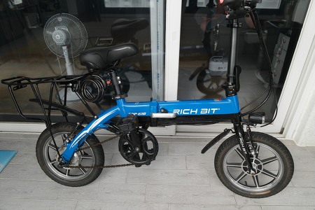 미니벨로 전기자전거 리치비트 TOP-618 배터리팩 키박스 교체 및 알리발 악세사리 장착