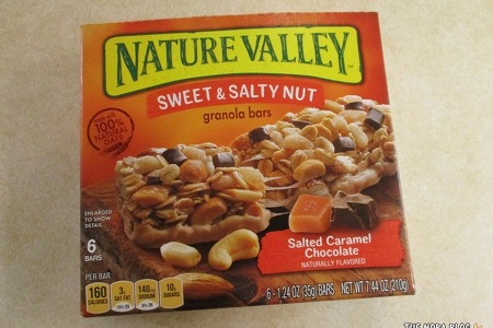 Nature Valley Sweet & Salty Nut "Salted Caramel Chocolate" 그래놀라 바