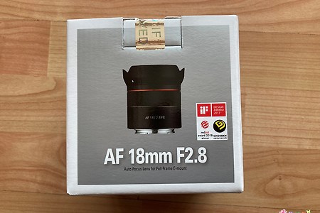 삼양 AF 18mm F2.8 Sony FE 렌즈 개봉기
