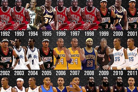 30년간 NBA 리그 득점왕 리스트(1992~2021)