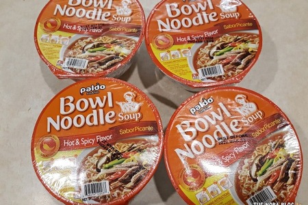 팔도 사발면 (?) 육개장 Paldo Bowl Noodle Soup Hot & Spicy Flavor
