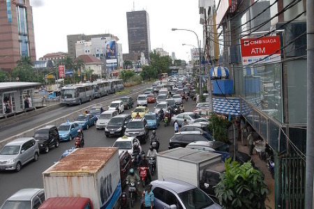 최악의 교통혼잡 도시 자카르타