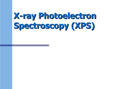 XPS(X-ray Photoelectron Spectroscopy)