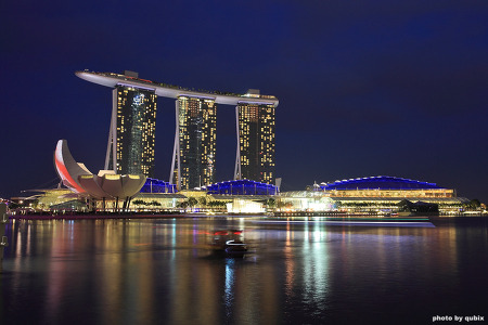 [싱가포르 여행] 싱가폴의 랜드마크, 마리나베이샌즈 야경
