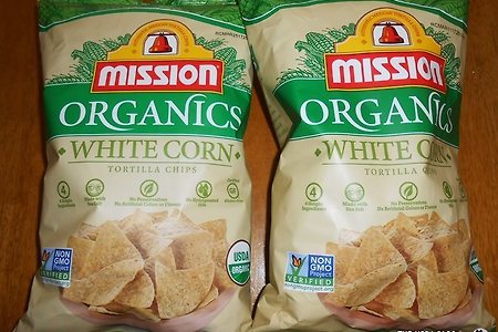 Mission Organics White Corn Tortilla Chips 미션 유기농 화이트 콘 토티야 칩