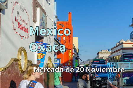2017 멕시코 여행기 11, 와하까 11월 20일 시장(Mercado de 20 Noviembre)