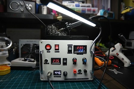 [DIY] PC 파워서플라이를 개조하여 DC 가변 전원공급기, T12 온도조절 인두기 DIY  만들기!! ^▽^)/