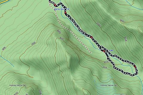 [British Columbia/Kootenay National Park]   Stanley Glacier - 15km