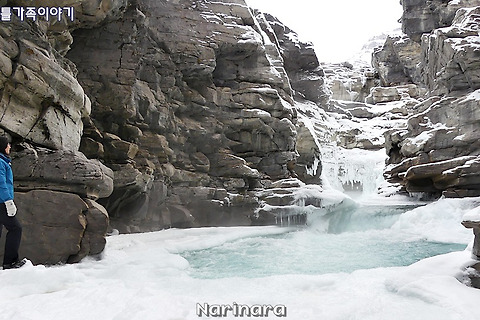 [Alberta/Jasper National Park] Winter Walking in Jasper, Day 4 - Athabasca Falls
