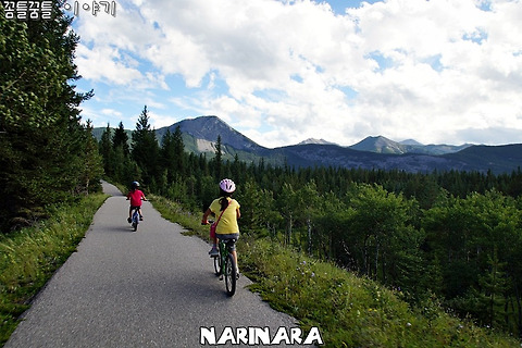[Alberta/Bow Valley Provincial Park] Bow Valley Campground Bicycle Path