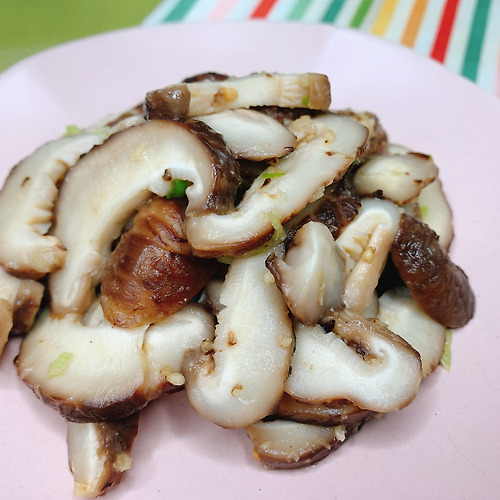 표고버섯 요리,  표고버섯나물 무침 만들기