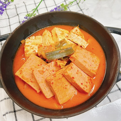 김치찌개 끓이기~ 스팸요리, 찌개레시피, 스팸김치찌개 만들기