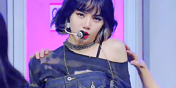 201021 블랙핑크 'Lovesick Girls' Jimmy Kimmel Live 리사 움짤