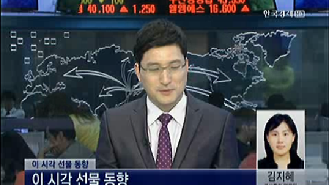 동영상 - 이 시각 선물 동향