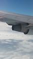 제주여행 - 김포공항에서 제주도까지 비행기에서 본 하늘 및 구름 동영상, 비행기 이륙 동영상