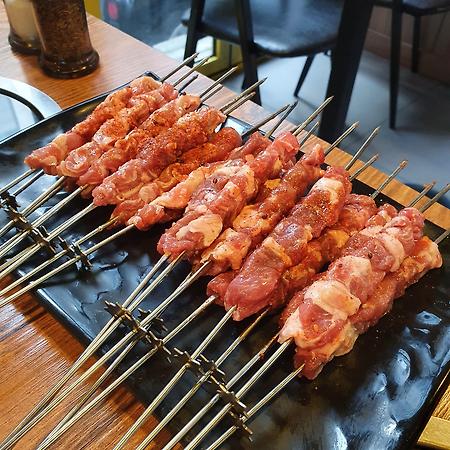 [맛집리뷰] 🍢잠실 방이동 양꼬치맛집 경미양꼬치&샤브샤브🐑