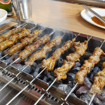 [맛집리뷰] 수원역 양꼬치가 맛있었던 칠공강호 양꼬치