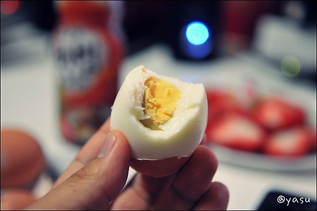 삶은 계란 맛있게 먹는 법~(초간단)