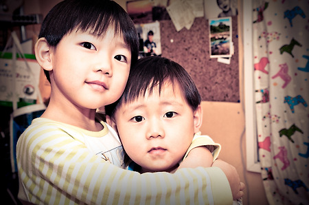 사랑스런 두 아들...