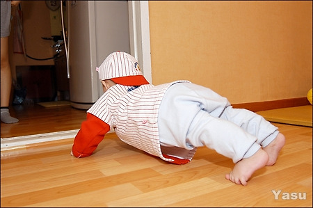 엄한 아버지의 아들은 생후 6개월때부터 다르다!