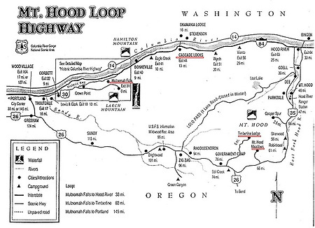 [Rose City Story X]Mt. Hood Loop - Columbia River Vista Point & Multnomah Falls