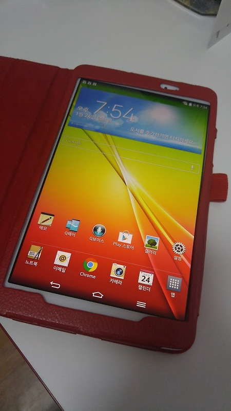 LG G PAD(엘지 지패드 LG-V500)무한 재부팅 공장초기화 방법~