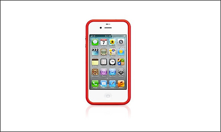 아이폰4, 아이폰4s 정품 범퍼 레드 - iPhone4, iPhone4s Bumper RED