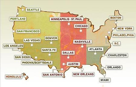 [펌]America's Favorite Cities 2007(by Travel+Leisure & CNN)