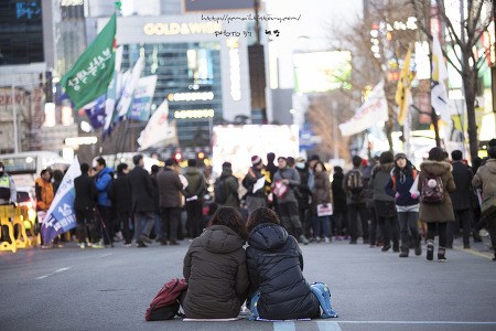 15차 부산 시국대회에서의 모습들....