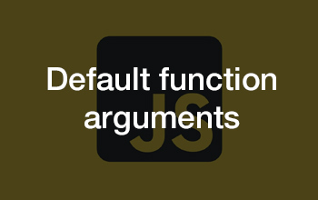 Chapter 03: 함수 기본값 인수 (Default function arguments)