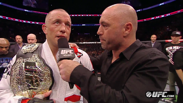  욱일승천기 착용한 조르주 생 피에르