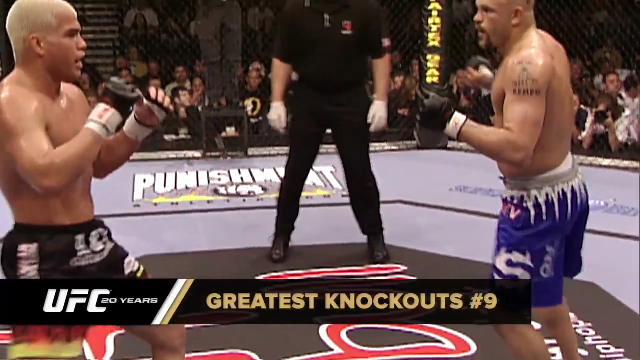  UFC 역사상 녹다운 TOP20