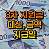 3차 재난지원금 대상, 지급일, 금액 (+ 신청하기)