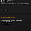최초 Apple Watch OS 업데이트, "Watch OS 1.0.1" 출시