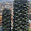 밀라노의 거리에 "수직의 숲"이라 불리는 건물?