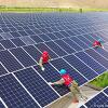 전세계 사람이 태양광 발전을 사용하려면 태양 전지 패널의 설치량은?