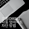 크롬(Chrome) 자동 업데이트 차단(win10기준)하는 방법 - 소소한 세상 이야기