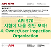 API570_시험에 나올만한 특급요약집 : 4장. Owner/user Inspection Organization