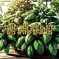 신선한 바질 고르는 방법 잎의 윤기와 향 체크법