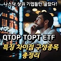 QTOP TOPT ETF 특징 차이점 구성종목 총정리
